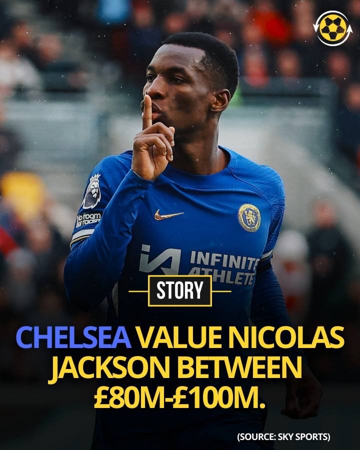 英超神锋拒绝贱卖！切尔西为杰克逊标价1亿镑 曼联望而却步